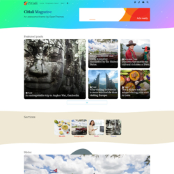 Citlali Magazine Blogger Template