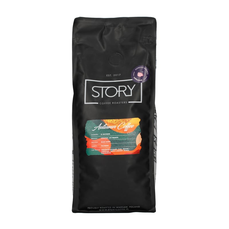 Story Coffee - Salwador Los Pirineos Black Honey Espresso 1kg