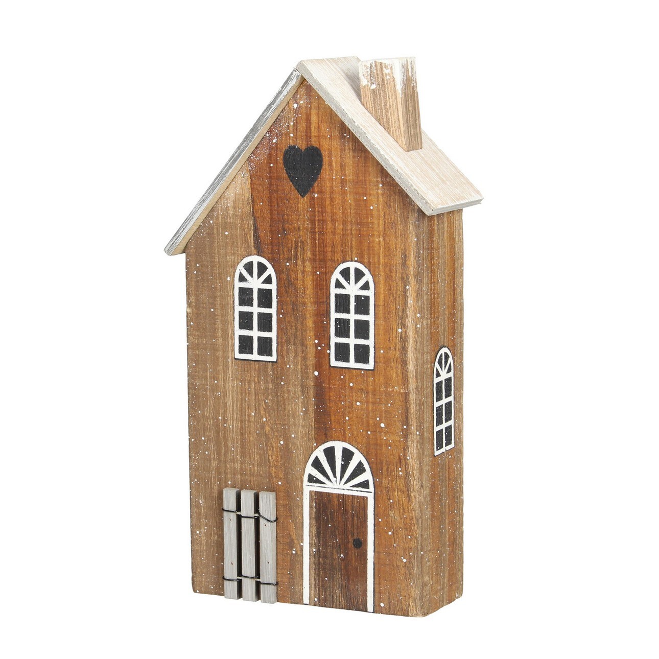 Dekoracja Snow House 25cm natural