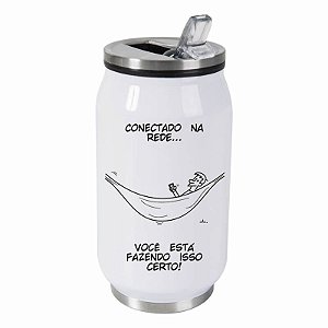 Copo Térmico em Aço Inox Conectado na Rede