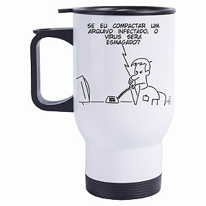 Caneca Térmica Compactar Vírus