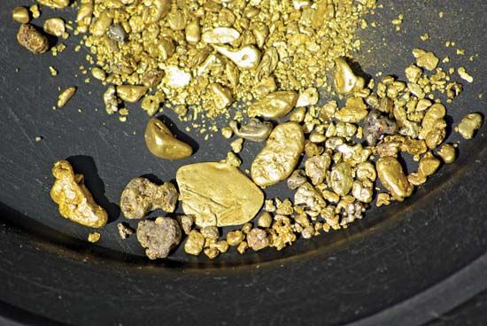 gold nuggets