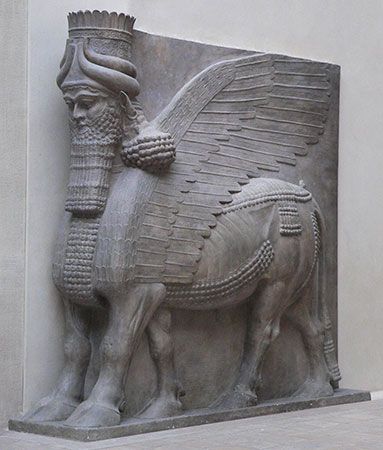 lamassu from Dur Sharrukin, Iraq