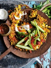 coriander and cabbage fritter