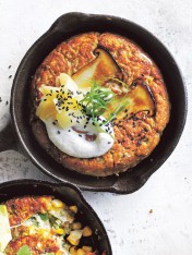 mushroom and cabbage fritters