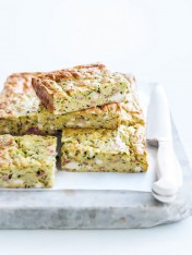 basic zucchini slice