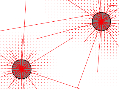 Bursts canvas experiment js