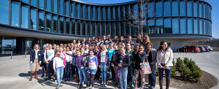 Girls' Day Event at ESO Headquarters in 2014