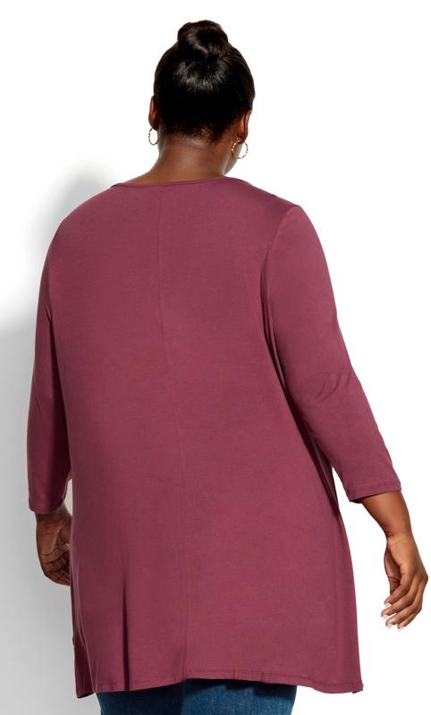 Evans Pink Jordan Plain Tunic 6