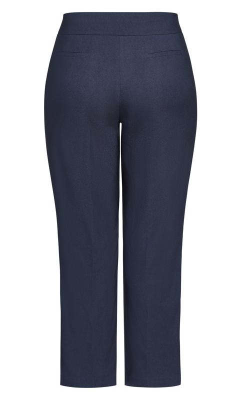 Evans Blue Super Stretch Zip Trousers 7