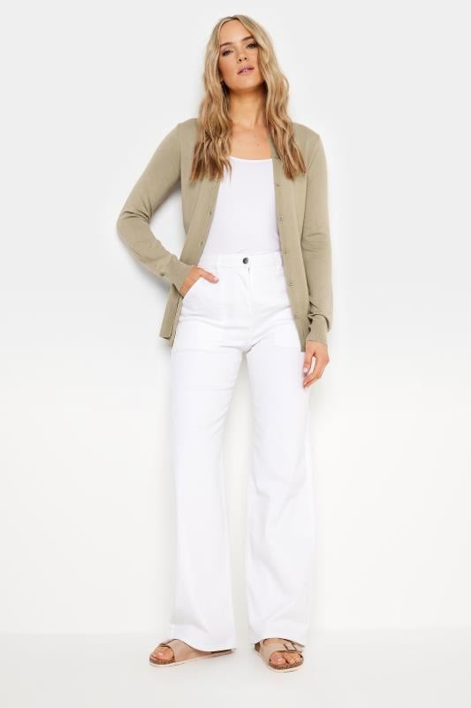 LTS Tall Women's Beige Brown Button Down Knit Cardigan | Long Tall Sally  4