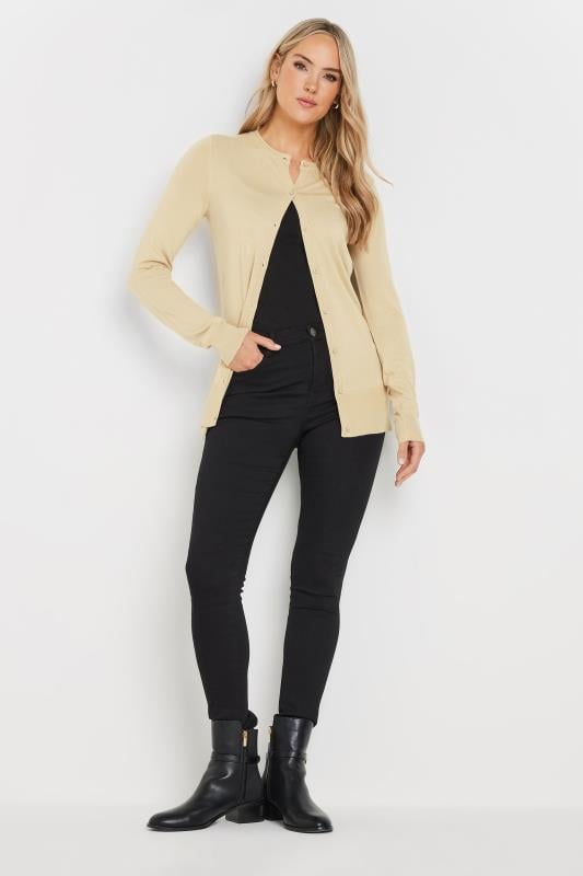 LTS Tall Natural Brown Button Down Knit Cardigan | Long Tall Sally 2