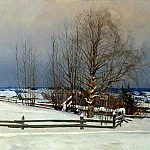 ANOKHIN Nick – February crust, 900 Classic russian paintings