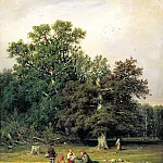 Shishkin Ivan – For the mushroom, 900 Classic russian paintings