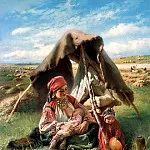 MAKOVSKY Constantine – reaper, 900 Classic russian paintings