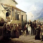 Adolphe CHARLEMAGNE – Field Marshal Alexander Suvorov at the top of the St. Gotthard September 13, 1799, 900 Classic russian paintings