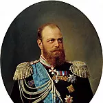 Schilder Andrew – Portrait of Alexander III, 900 Classic russian paintings