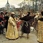 Ilya Repin – Arrival of the kings of John and Peter, 900 Classic russian paintings