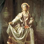 Levitsky Dmitry – Portrait of Empress ward educational society for young ladies Alexandra Levshina, 900 Classic russian paintings