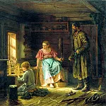 Maximov Vasiliy – The Boy Mechanic, 900 Classic russian paintings