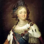 Borovikovsky Vladimir – Portrait of Empress Maria Feodorovna, 900 Classic russian paintings