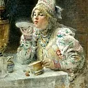 MAKOVSKY Constantine – Drinking Tea, 900 Classic russian paintings