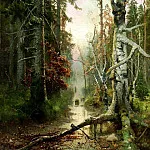 Klever Julius – Autumn in the woods, 900 Classic russian paintings