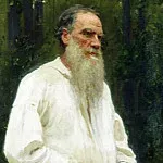 Ilya Repin – Leo Tolstoy barefoot, 900 Classic russian paintings