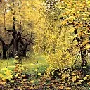 Ostrouhov Ilya – Golden Autumn, 900 Classic russian paintings