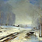 Alexei Savrasov – thaw, 900 Classic russian paintings