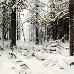 Shishkin Ivan – Winter, 900 Classic russian paintings