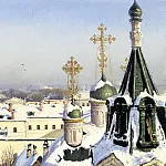 SVETOSLAVSKY Sergey – From the window of the Moscow School of Painting, Sculpture and Architecture, 900 Classic russian paintings