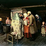 KOROVIN Peter – Christening, 900 Classic russian paintings