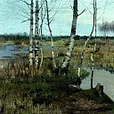 Richard Bergholz – Spring landscape, 900 Classic russian paintings