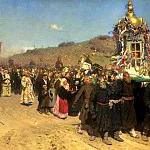 Ilya Repin – Religious Procession in Kursk Province, 900 Classic russian paintings