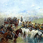 Franz Roubaud – Review of troops by Alexander III, 900 Classic russian paintings