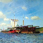 Isaak Levitan – Fresh wind. Volga, 900 Classic russian paintings