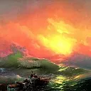 Ivan Aivazovsky – The Ninth Wave, 900 Classic russian paintings