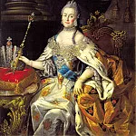 Antropov Alexey – Portrait of Empress Catherine II, 900 Classic russian paintings