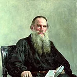 Ilya Repin – Portrait of Leo Tolstoy, 900 Classic russian paintings