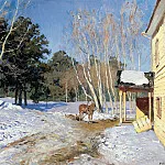 Isaak Levitan – March, 900 Classic russian paintings