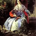 BRYULLOV Karl – Portrait of the Most Serene Princess Elizabeth Saltykov. 1841, 900 Classic russian paintings