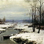 Welz Ivan – Beginning of winter, 900 Classic russian paintings