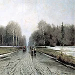 ENDOGUROV Ivan – Early Spring, 900 Classic russian paintings