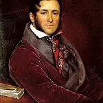 Tropinin Vasily – Portrait Yegorov Mosolov. 1836, 900 Classic russian paintings