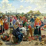 KULIKOV Ivan – Fair, 900 Classic russian paintings