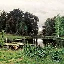 VOLKOV Yefim – Landscape with pond, 900 Classic russian paintings