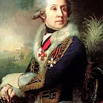 Borovikovsky Vladimir – Portrait of Major-General Fedor Artemyevitch Borowski, 900 Classic russian paintings