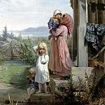 KOSHELEV Nick – Morning in the village, 900 Classic russian paintings