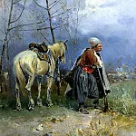 Vasilkovsky Sergey – Zaporozhets to post, 900 Classic russian paintings